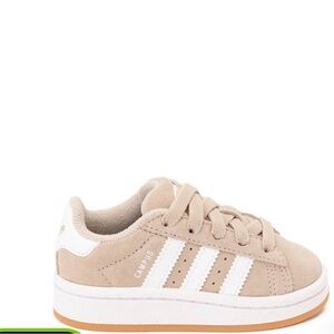 Adidas Campus Comfort Closure Kids Beige and White Sneakers